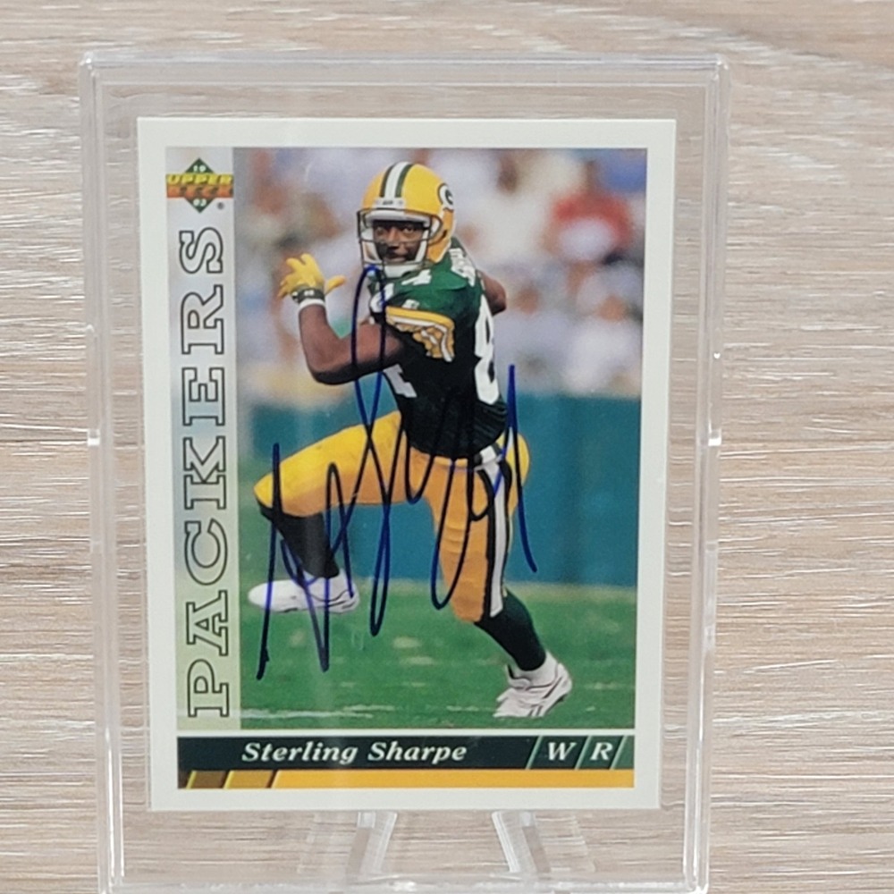 Sterling Sharpe Signed 1993 Upper Deck #248 Green Bay Packers Autographed Card